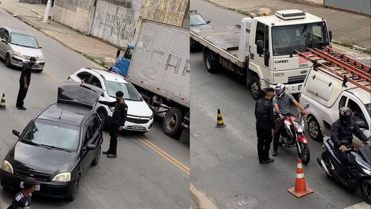 SP: Homens vestidos de policiais fingem fazer blitz em ‘pegadinha’ e terminam presos