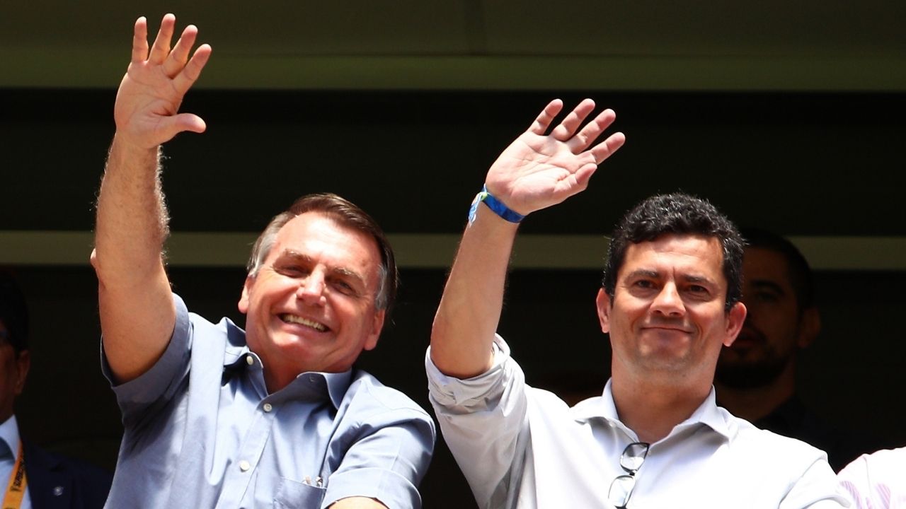 Bolsonaro nega comentário de Moro sobre ter comemorado soltura de Lula