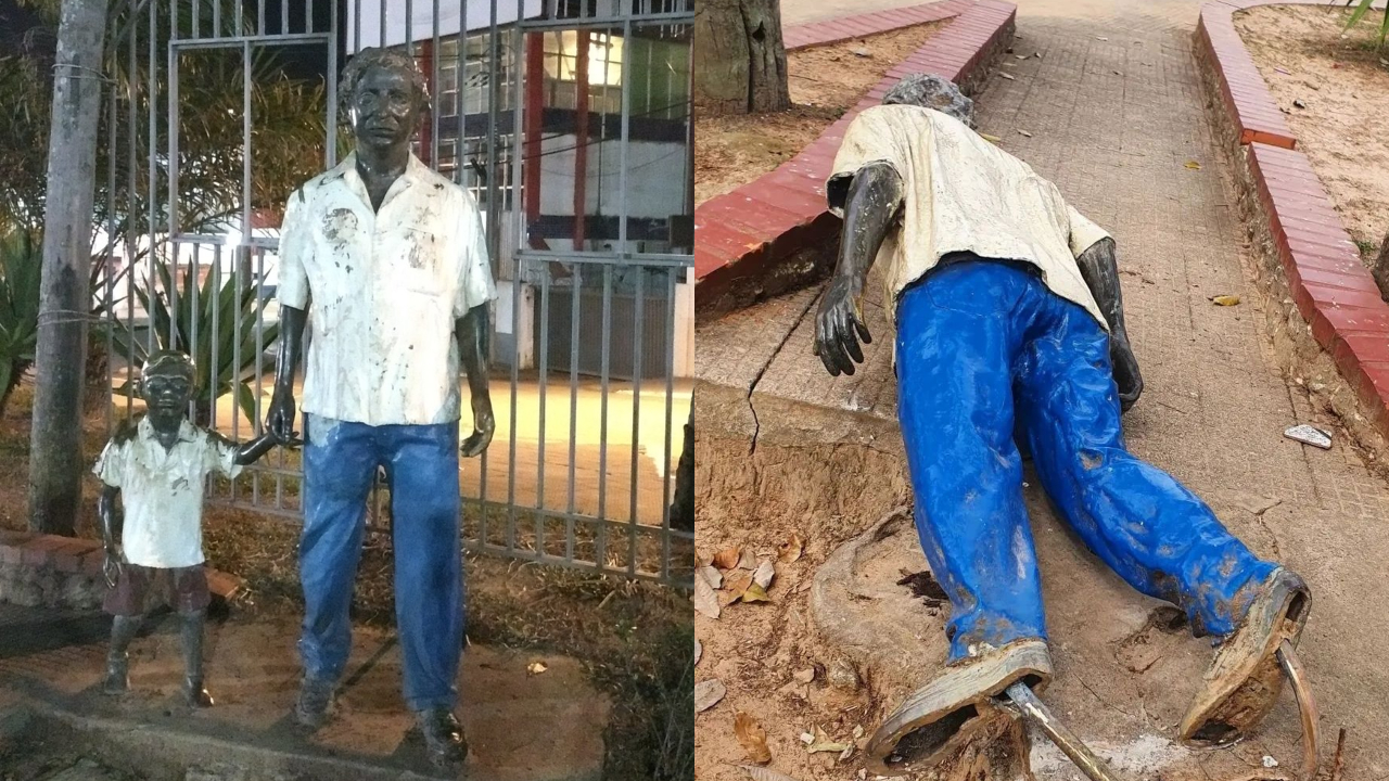 Filha de Chico Mendes comenta vandalismo em estátua: ‘Representa o momento que estamos vivendo’