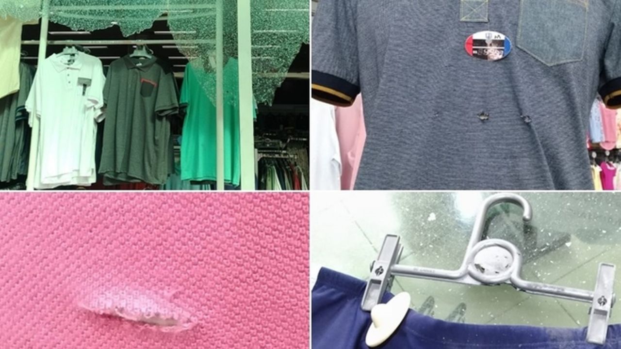 Vitrines estouradas e roupas com marca de bala: Comerciantes de Araçatuba sofrem prejuízos após ataques