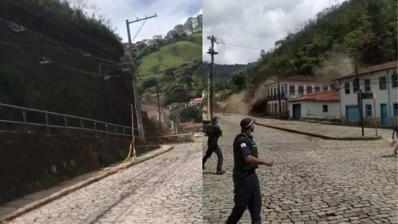 Região estava evacuada 40 minutos antes de deslizamento em Ouro Preto