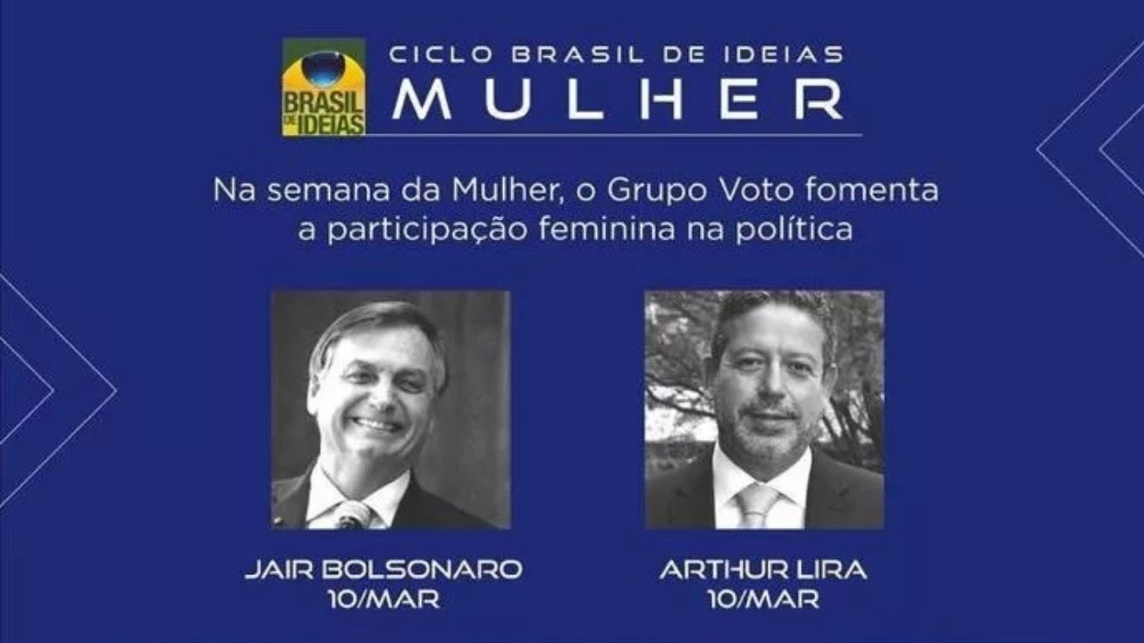 Painel com Bolsonaro sobre mulheres na política só terá homens debatendo