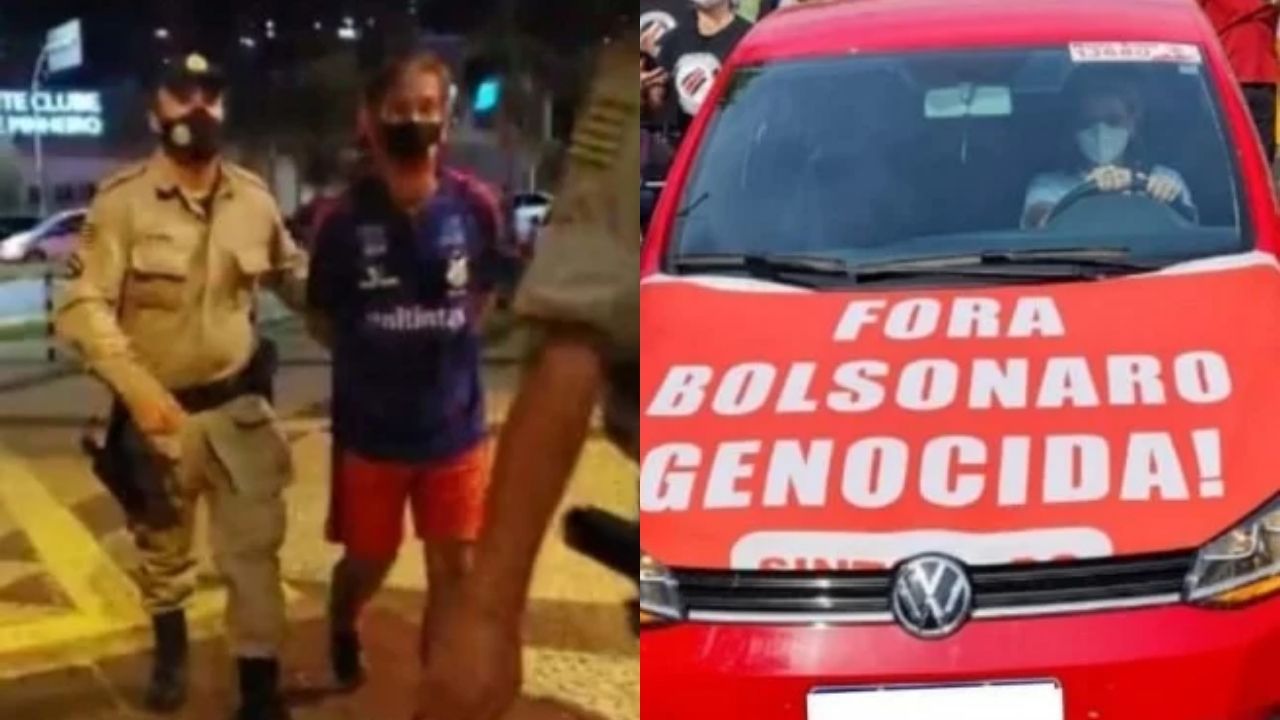 PF afirma que professor que criticou Bolsonaro com faixa não desrespeitou Lei de Segurança Nacional