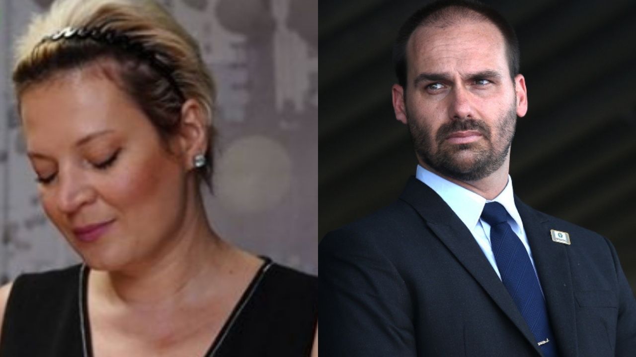 Após Eduardo Bolsonaro revelar que está com Covid-19, Joice Hasselmann relembra ataques do deputado