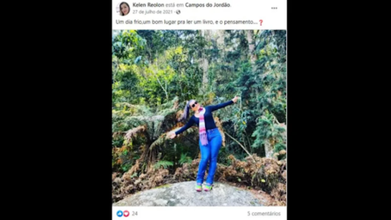 Em prisão domiciliar, mineira posta foto de viagem e é presa novamente