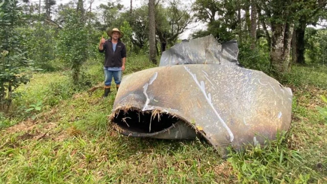 4m de comprimento: Casal pode ter encontrado lixo espacial no interior do Paraná