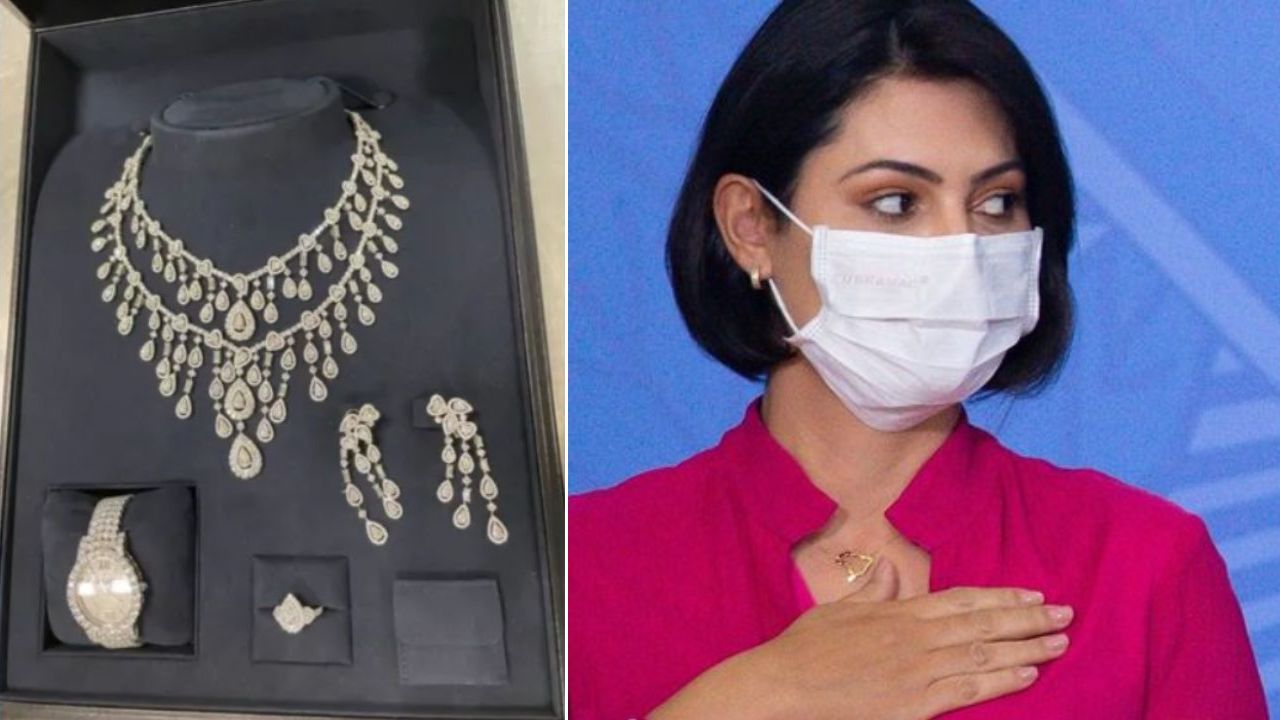 Governo Bolsonaro tentou trazer joias milionárias com diamante para ex-primeira-dama sem declarar