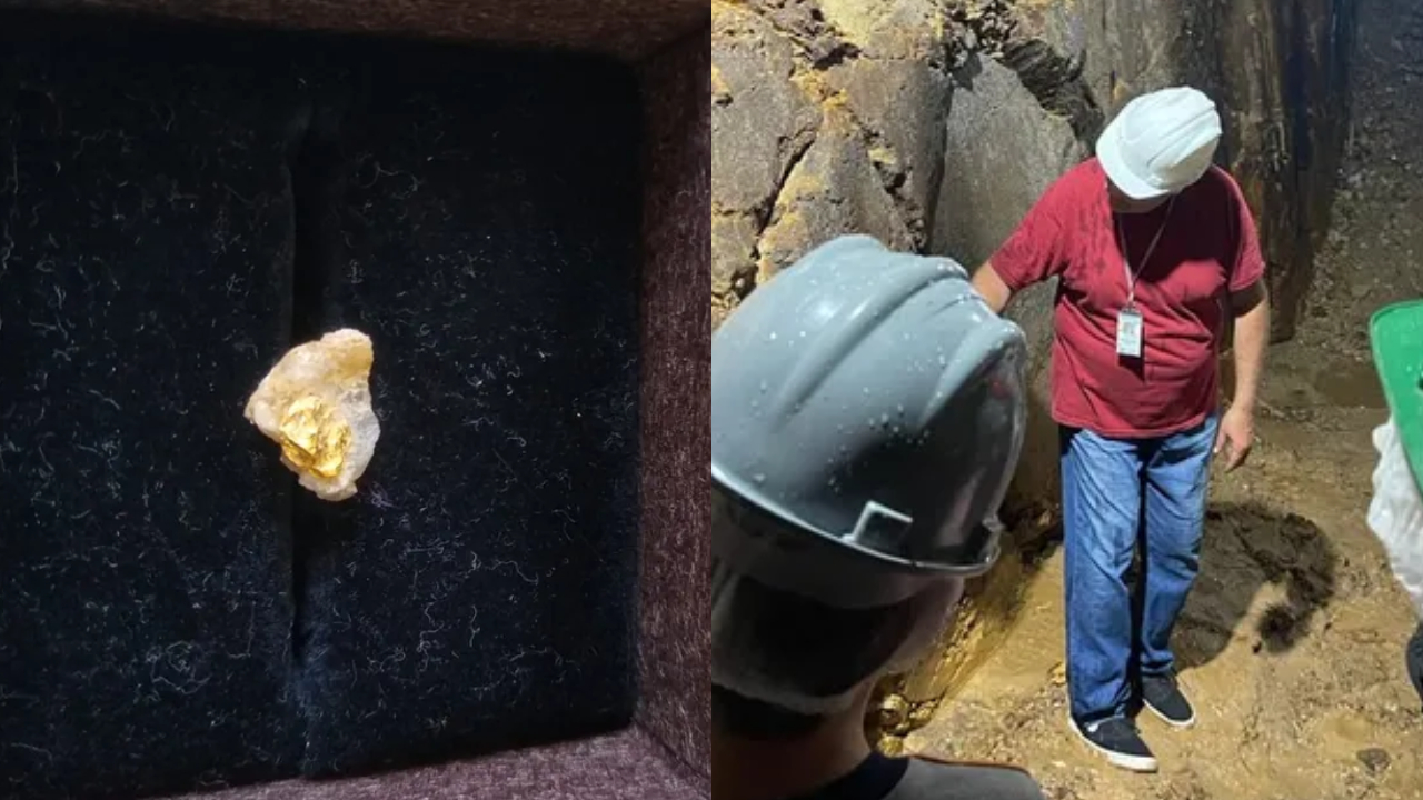 Estudante de 12 anos descobre pepita de ouro em mina abandonada durante excursão