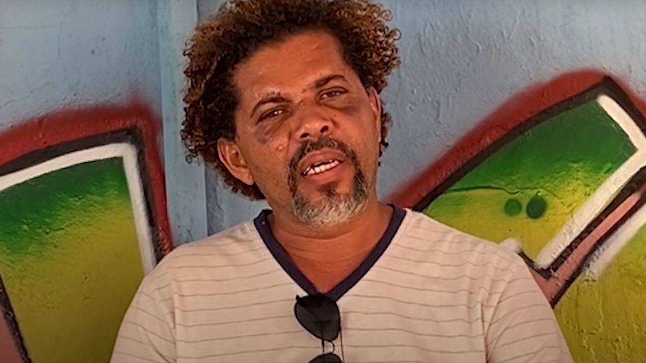 Morador de rua espancado por personal dá sua versão: “Sou a única vítima”