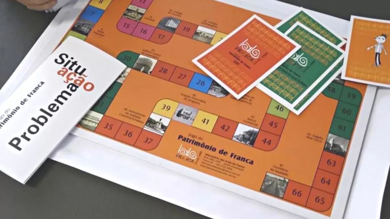 Pesquisadores criam jogo de tabuleiro sobre patrimônios históricos de Franca, SP