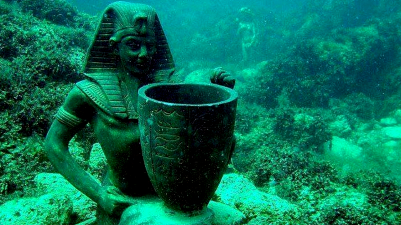 A cidade submersa de Heracleion, uma das descobertas mais importantes do Egito Antigo