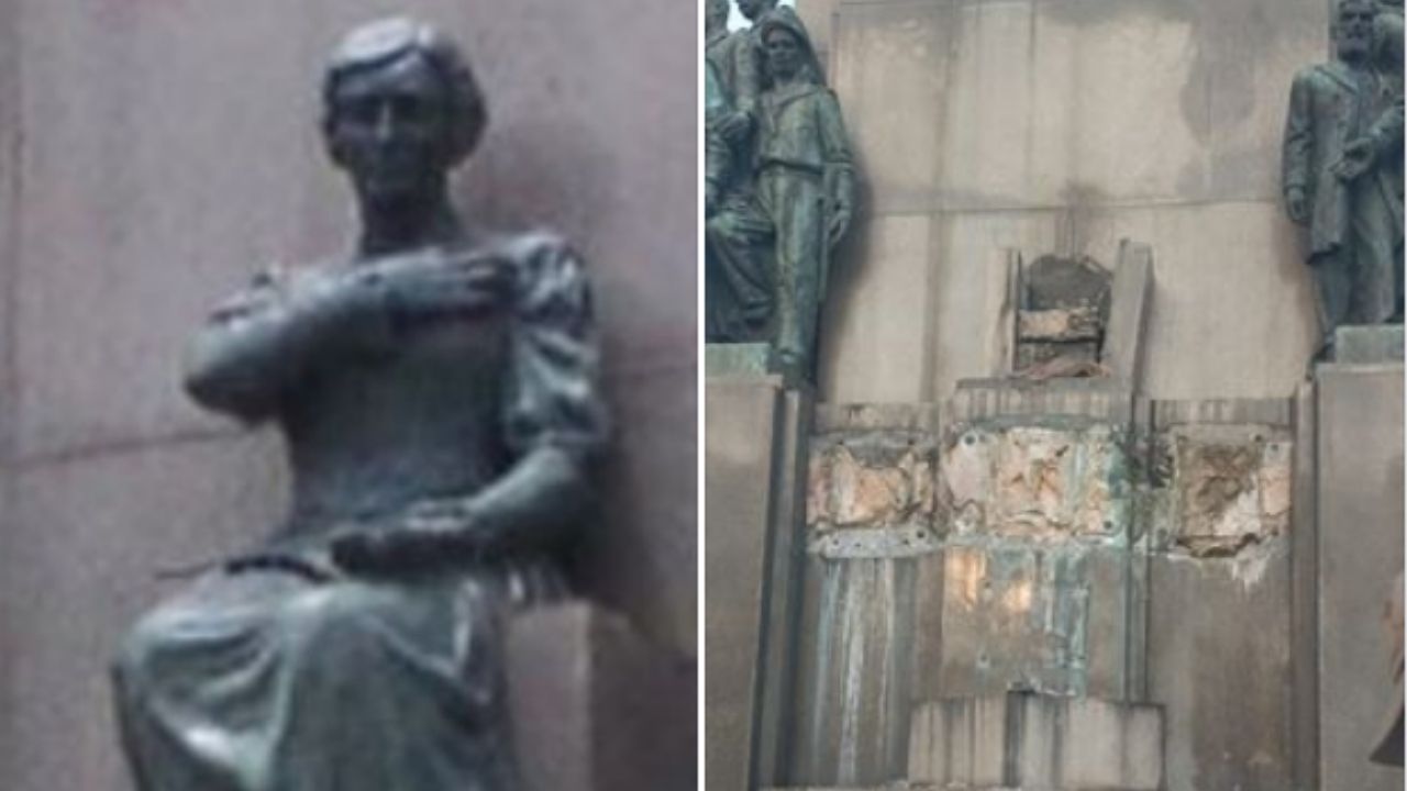 Estátua de mãe de Marechal Deodoro é roubada em monumento do Rio de Janeiro