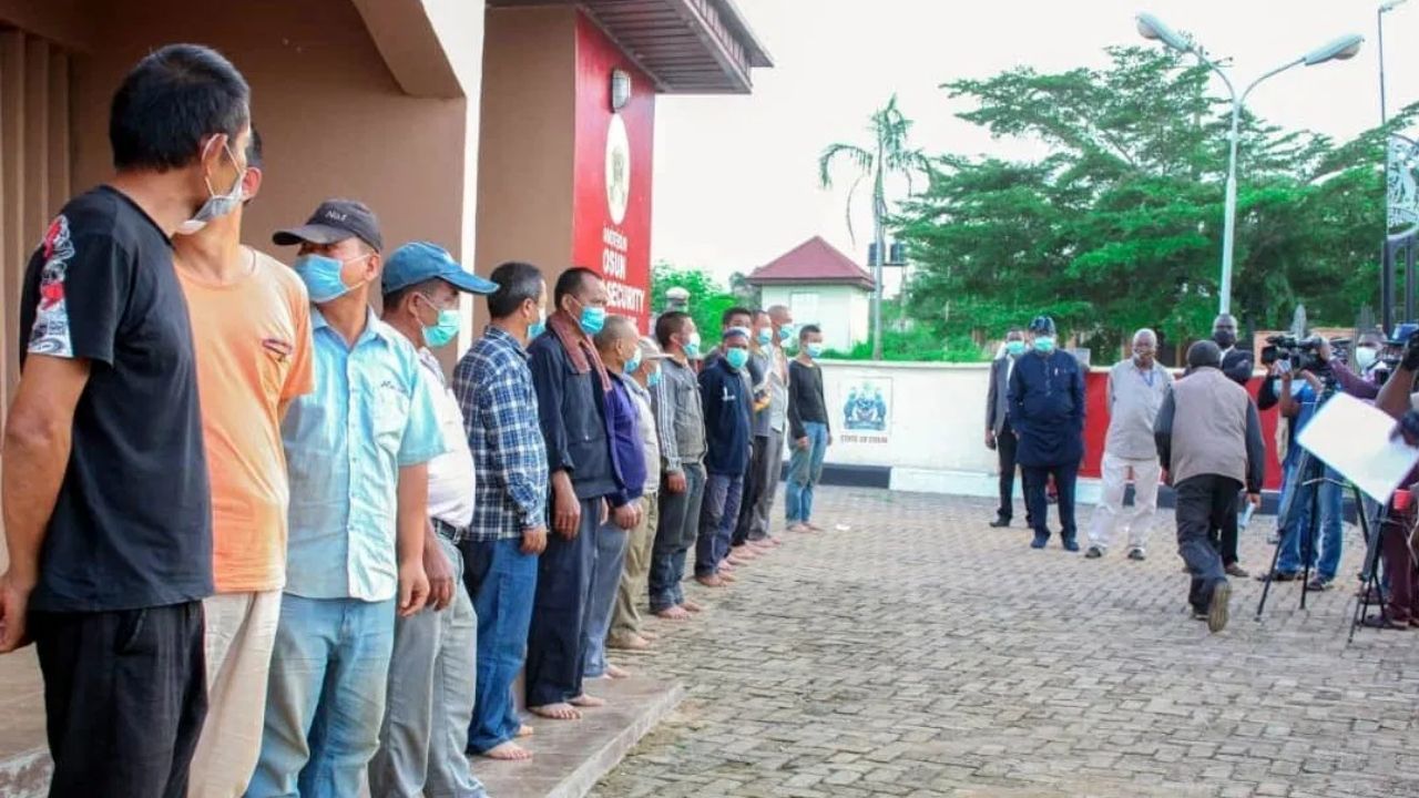 Na Nigéria, chineses são presos devido à mineração ilegal