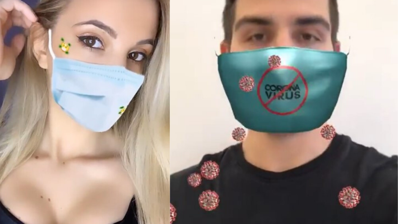 Filtro inspirado no coronavírus gera revolta entre usuários de rede social