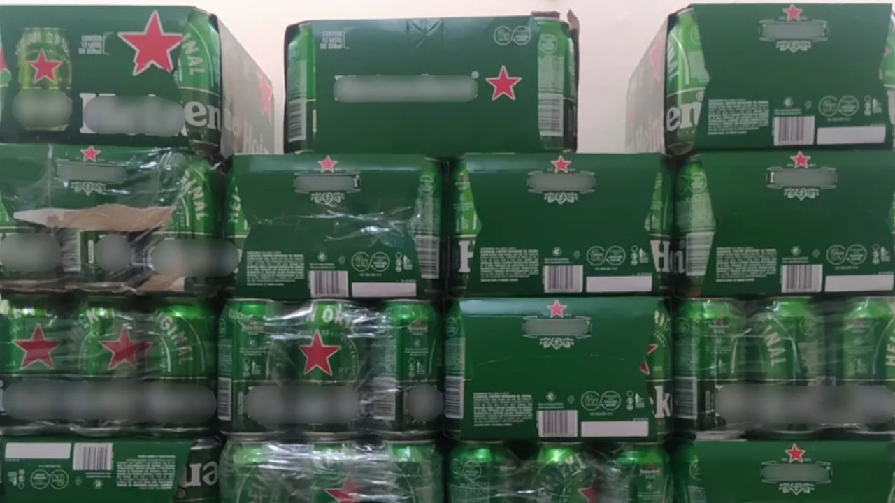 Homem tenta roubar 228 latas de cerveja no interior de SP