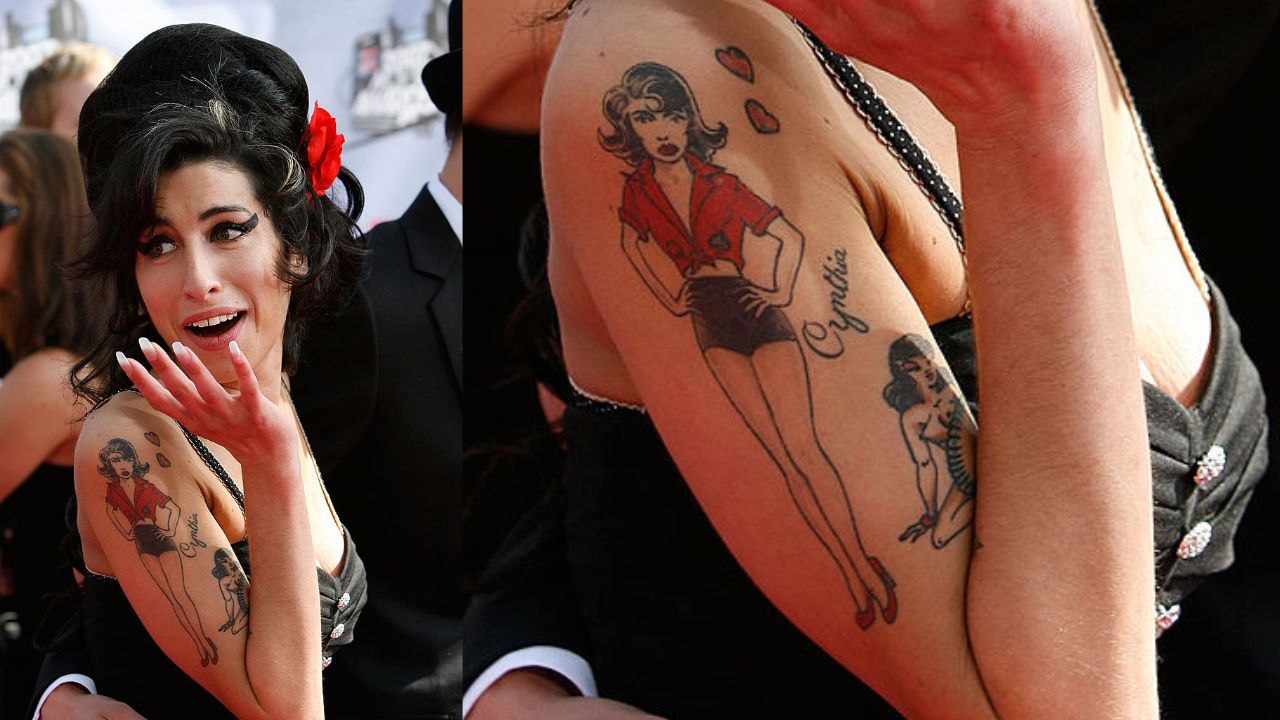A melancólica história por trás da mais famosa tatuagem de Amy Winehouse