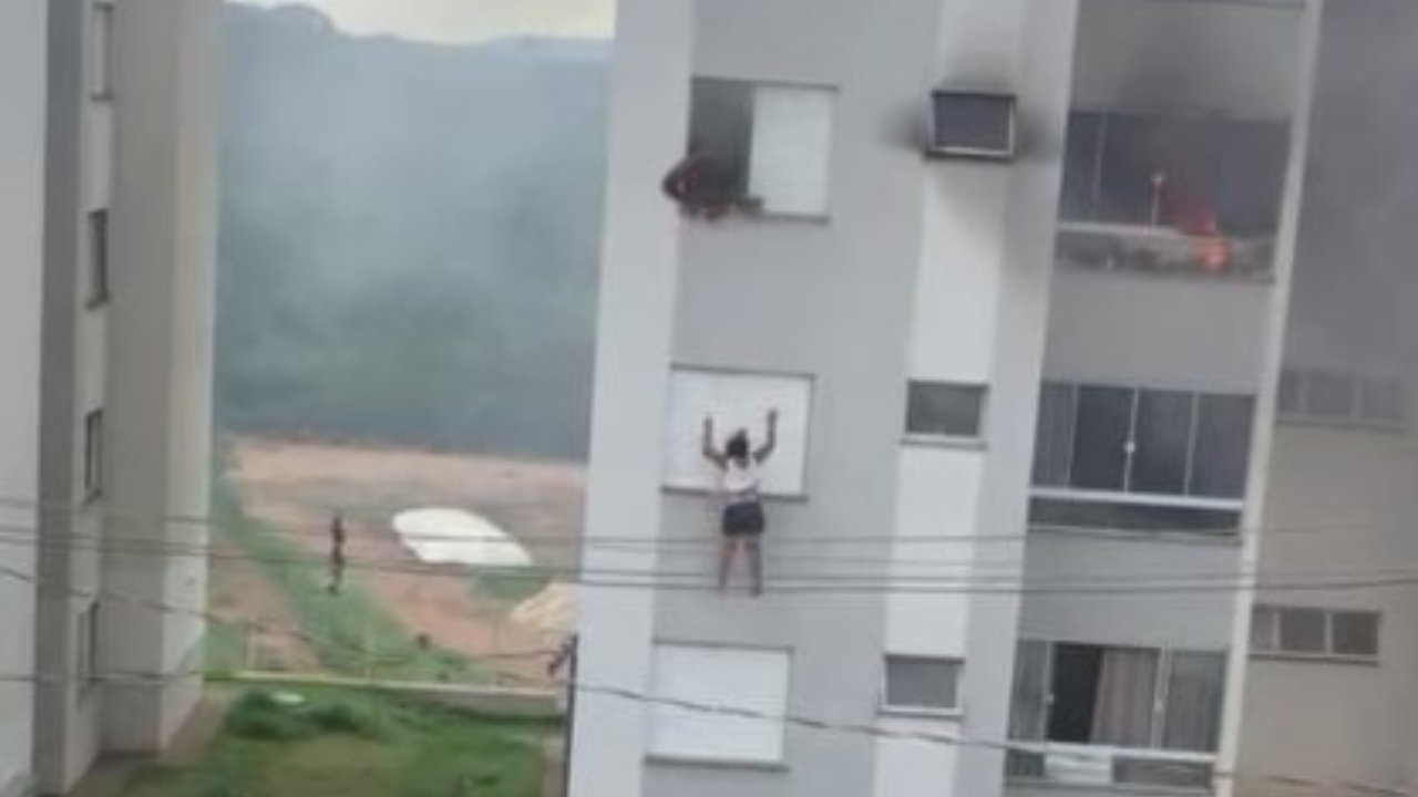 Homem que pulou de prédio após neta incendiar apartamento desabafa: ‘Julgam uma criança’