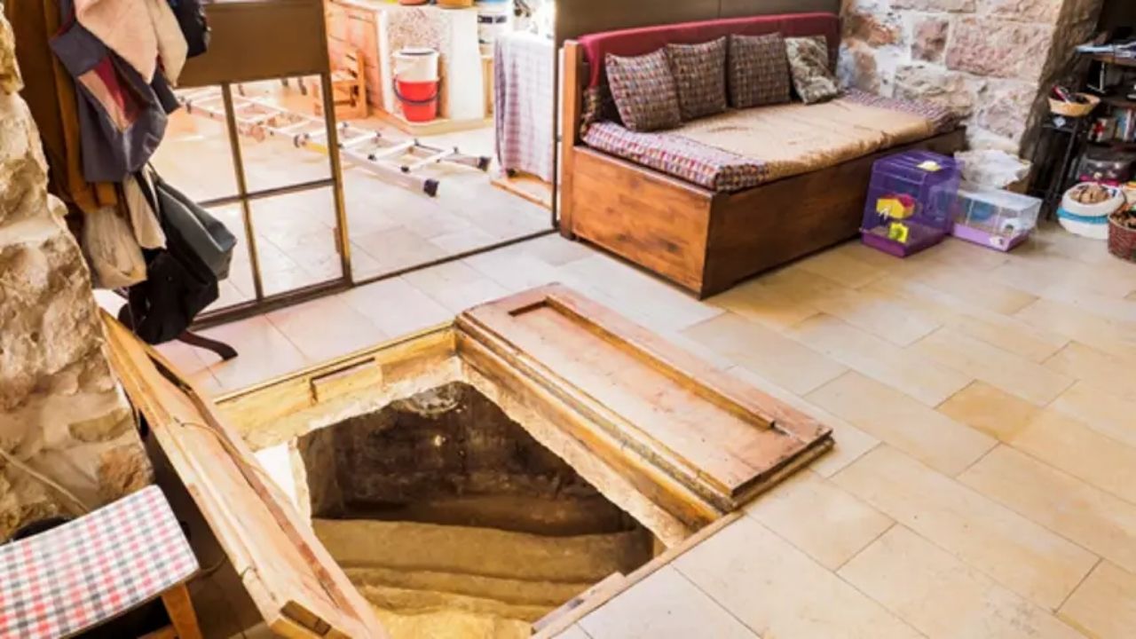 A família que descobriu um banheiro de 2 mil anos ao reformar a casa