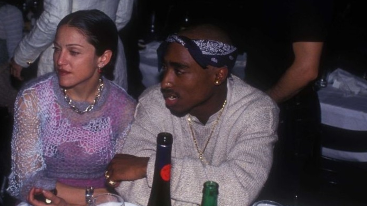 Terminou de maneira inusitada: a intensa relação entre Madonna e Tupac