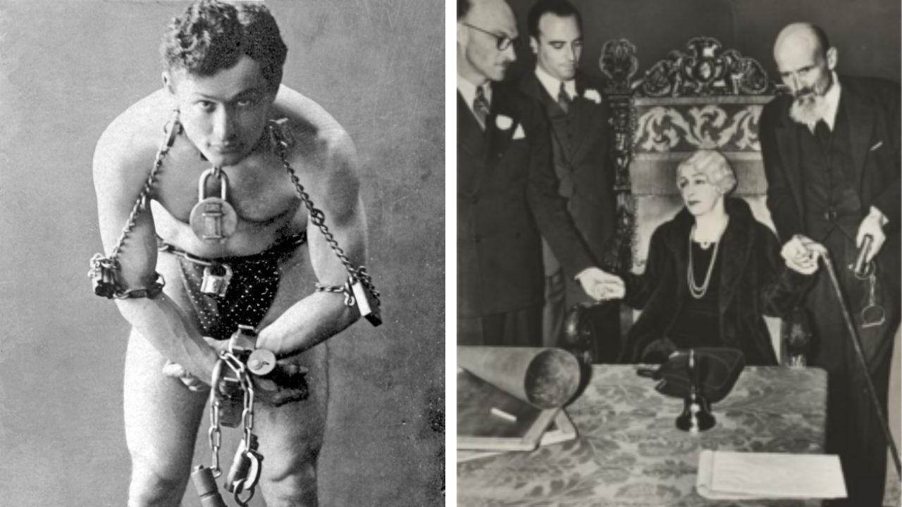 A história por trás do curioso código deixado por Houdini