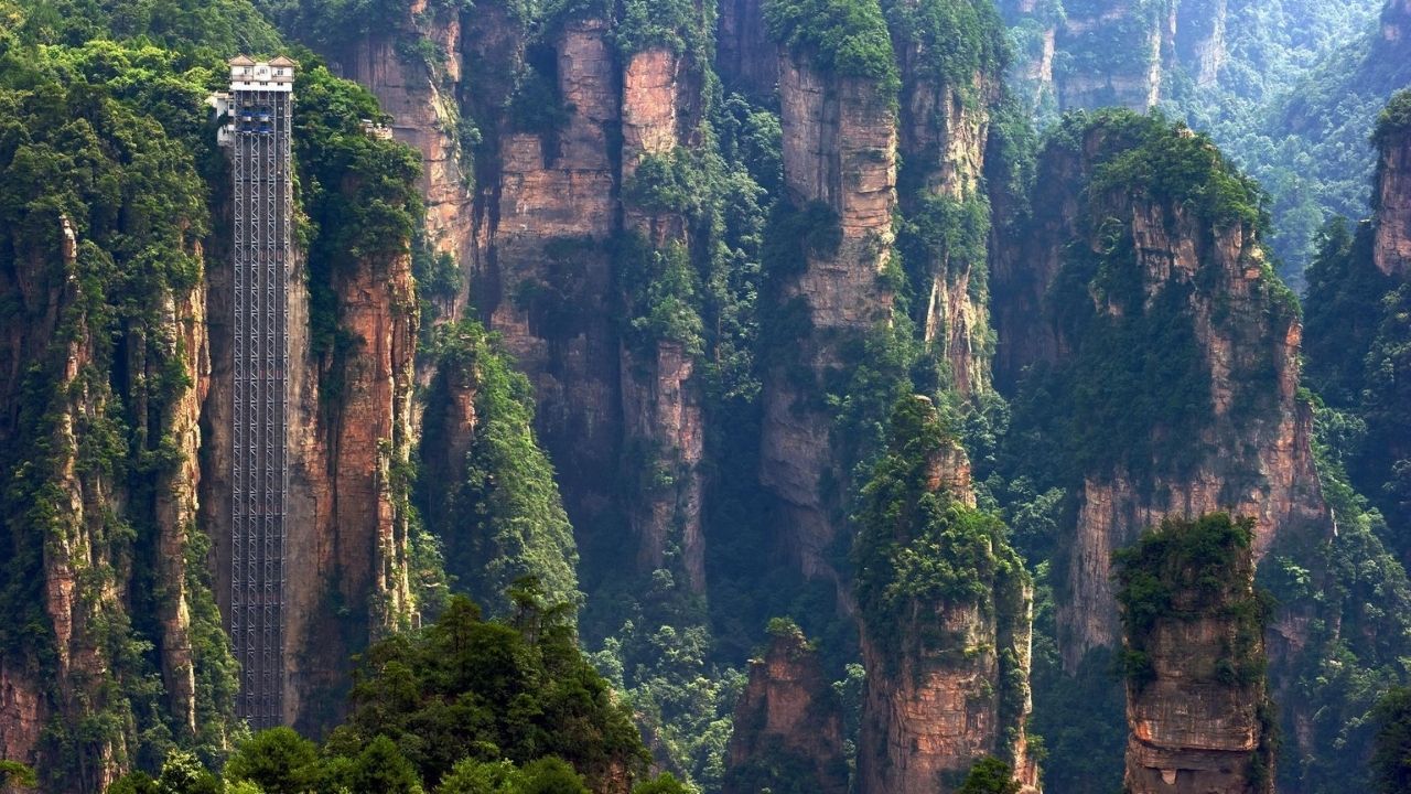 China: Maior elevador do mundo serviu de inspiração para os cenários de Avatar