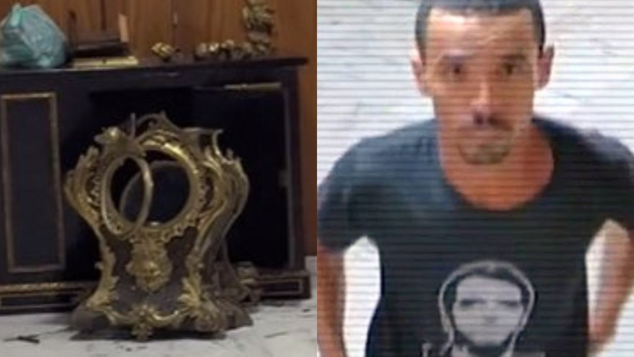 Como o relógio histórico de Dom João VI foi destruído por vândalo em invasão