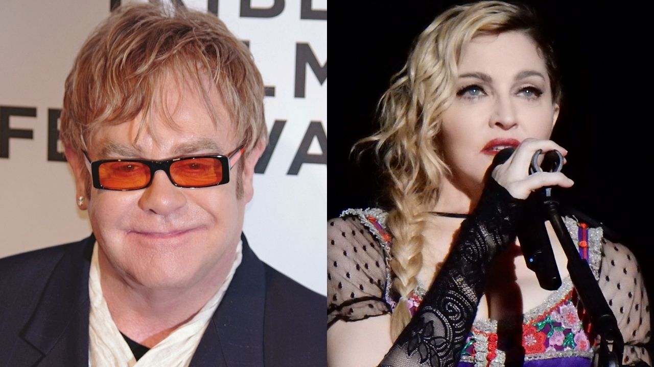 “Sem classe e grosseira”: a nada amigável relação de Elton John e Madonna