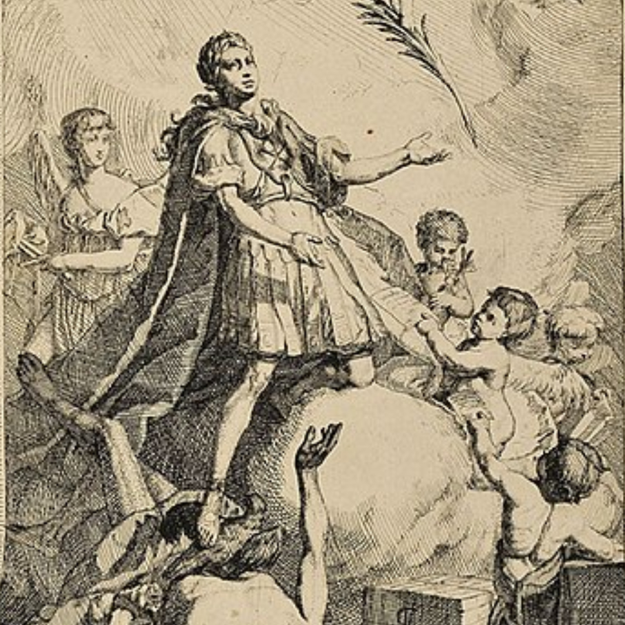 Ilustra&ccedil;&atilde;o do Santo Expedito