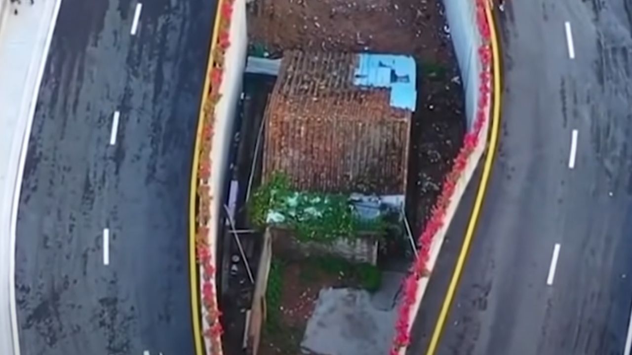 Ofertas recusadas: A intrigante história da mulher que mora entre duas pistas da ponte Haizhuyong