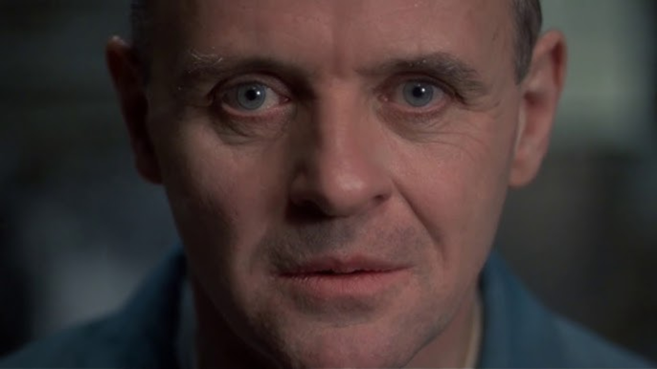 Anthony Hopkins em 'O Sil&ecirc;ncio dos Inocentes' (1991)