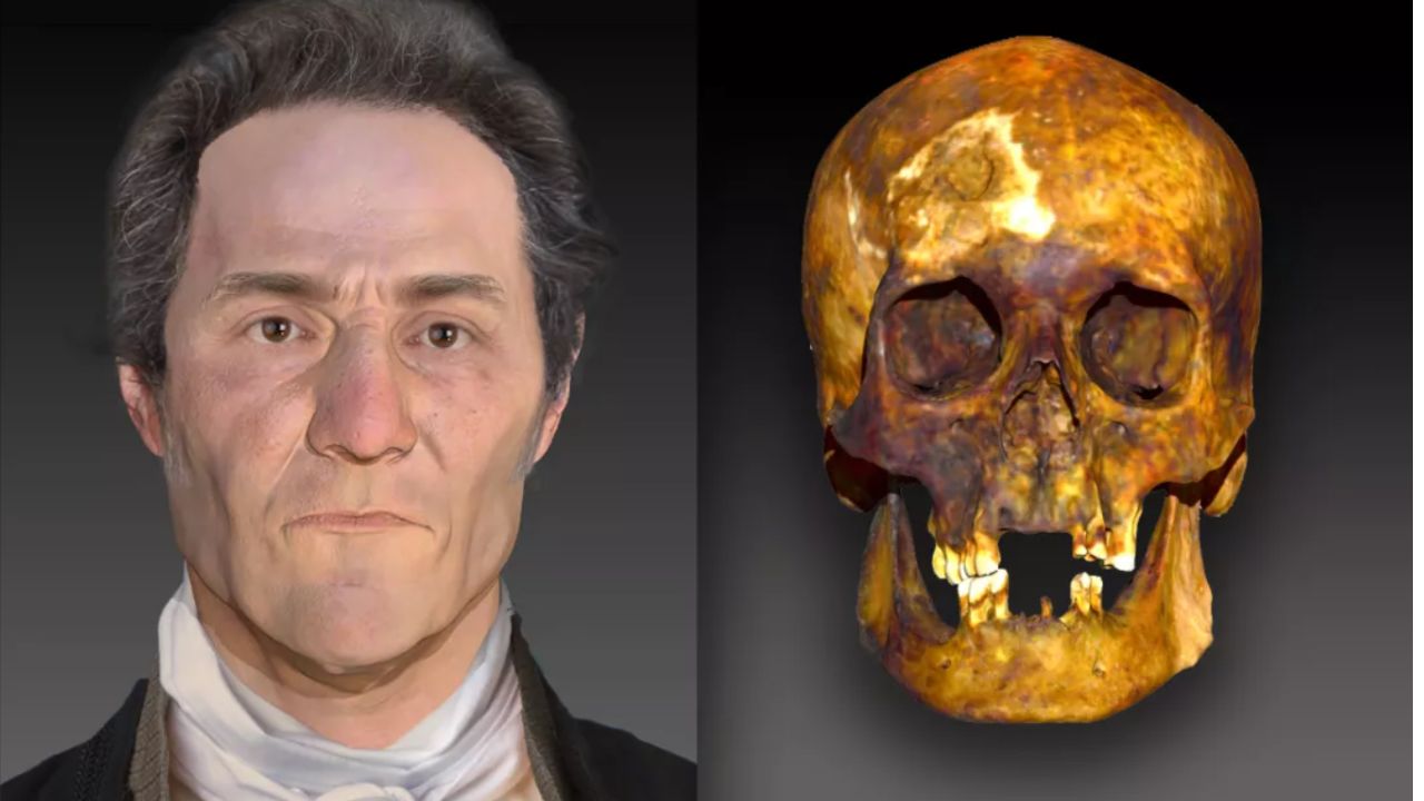 Tachado de vampiro: A história por trás do rosto de um homem do século 18