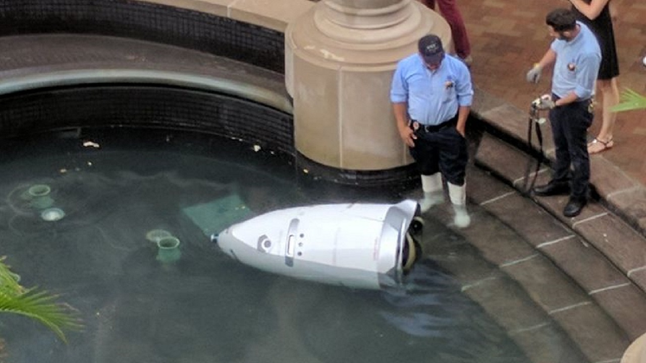 Knightscope K5: O robô policial que se ‘suicidou’ em uma fonte