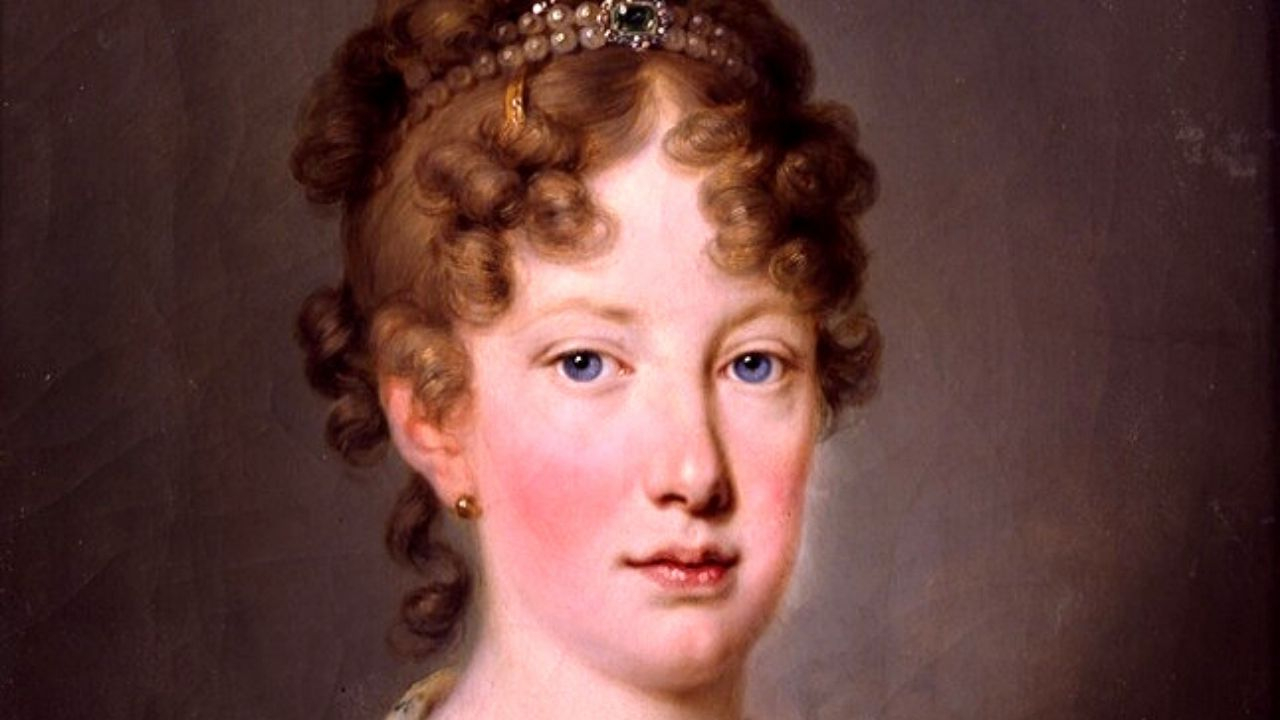 O retrato inédito da imperatriz Leopoldina encontrado em antiquário na Inglaterra