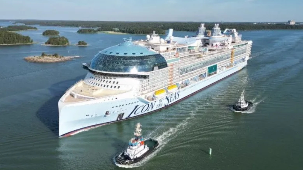Cinco vezes mais pesado que o Titanic: Como é o maior cruzeiro do mundo?