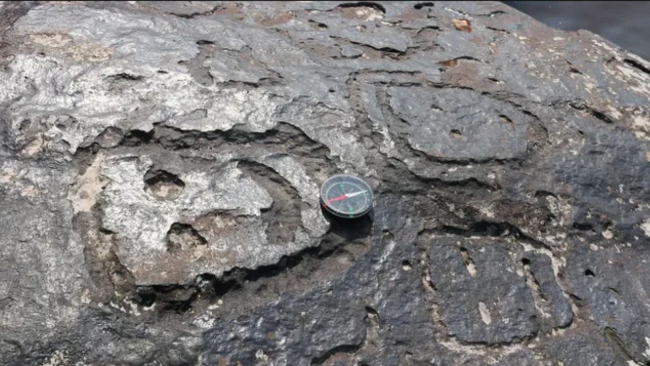 Amazônia: Gravuras rupestres milenares são reveladas por seca no rio Negro
