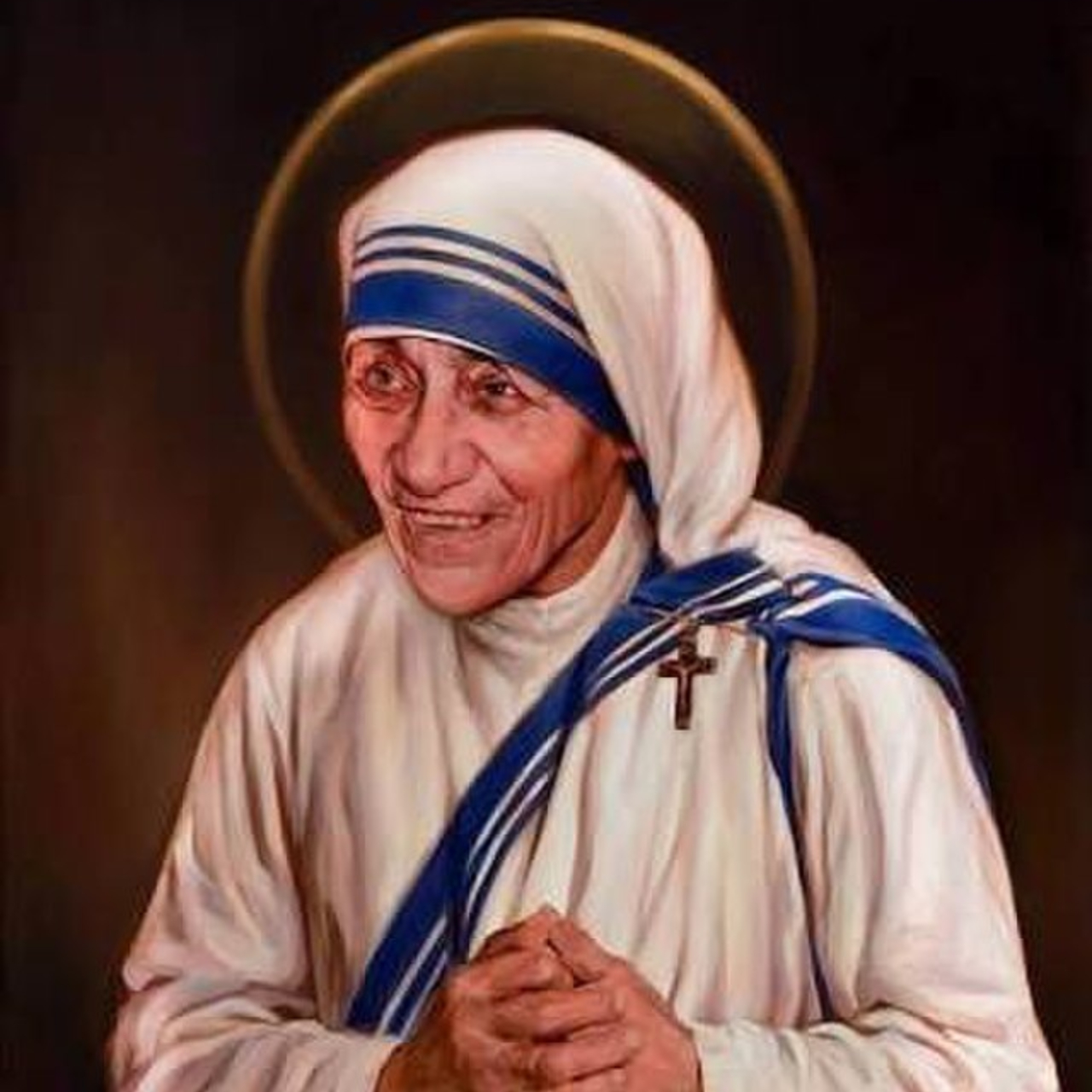 Retrato da Madre Teresa de Calcut&aacute;