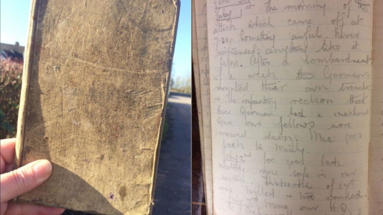Descoberto diário de recruta inglês com informações viscerais sobre a Batalha de Somme