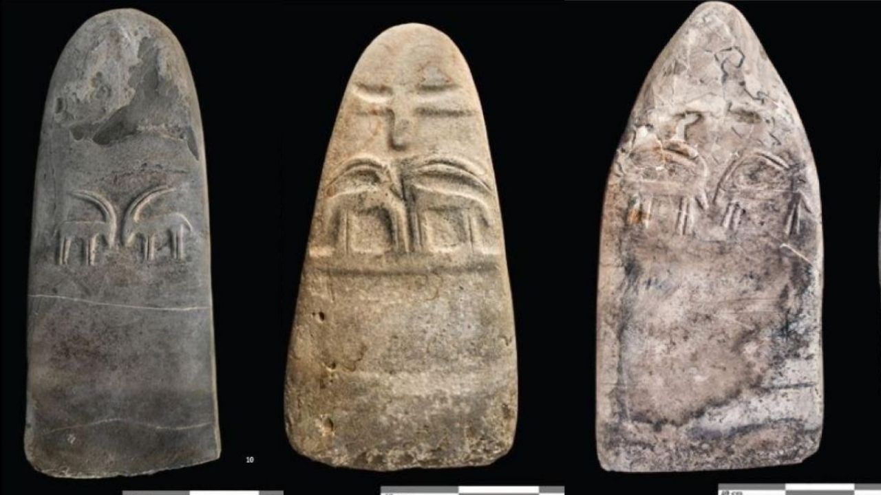 Rochas pré-históricas gravadas com inúmeros desenhos são encontradas no Irã