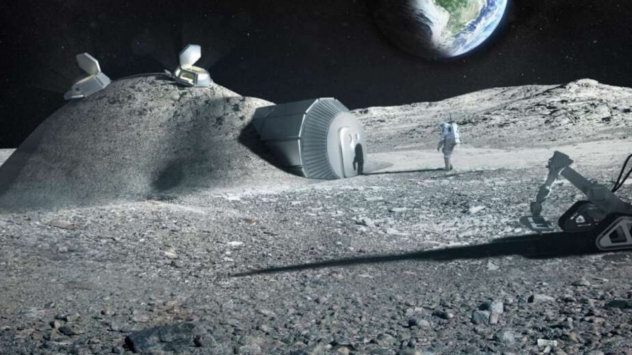 Futuras bases na Lua poderão ser construídas com urina de astronautas