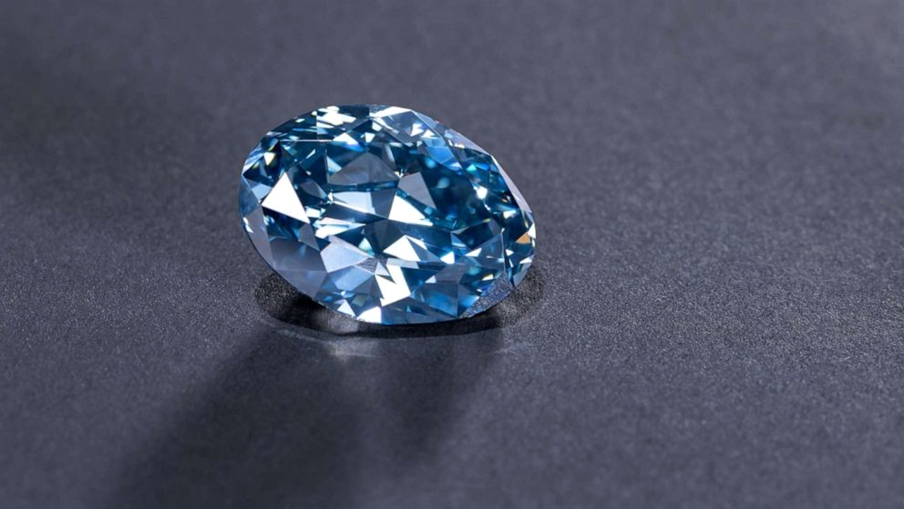 Raro diamante azul de 20 quilates é encontrado em Botswana