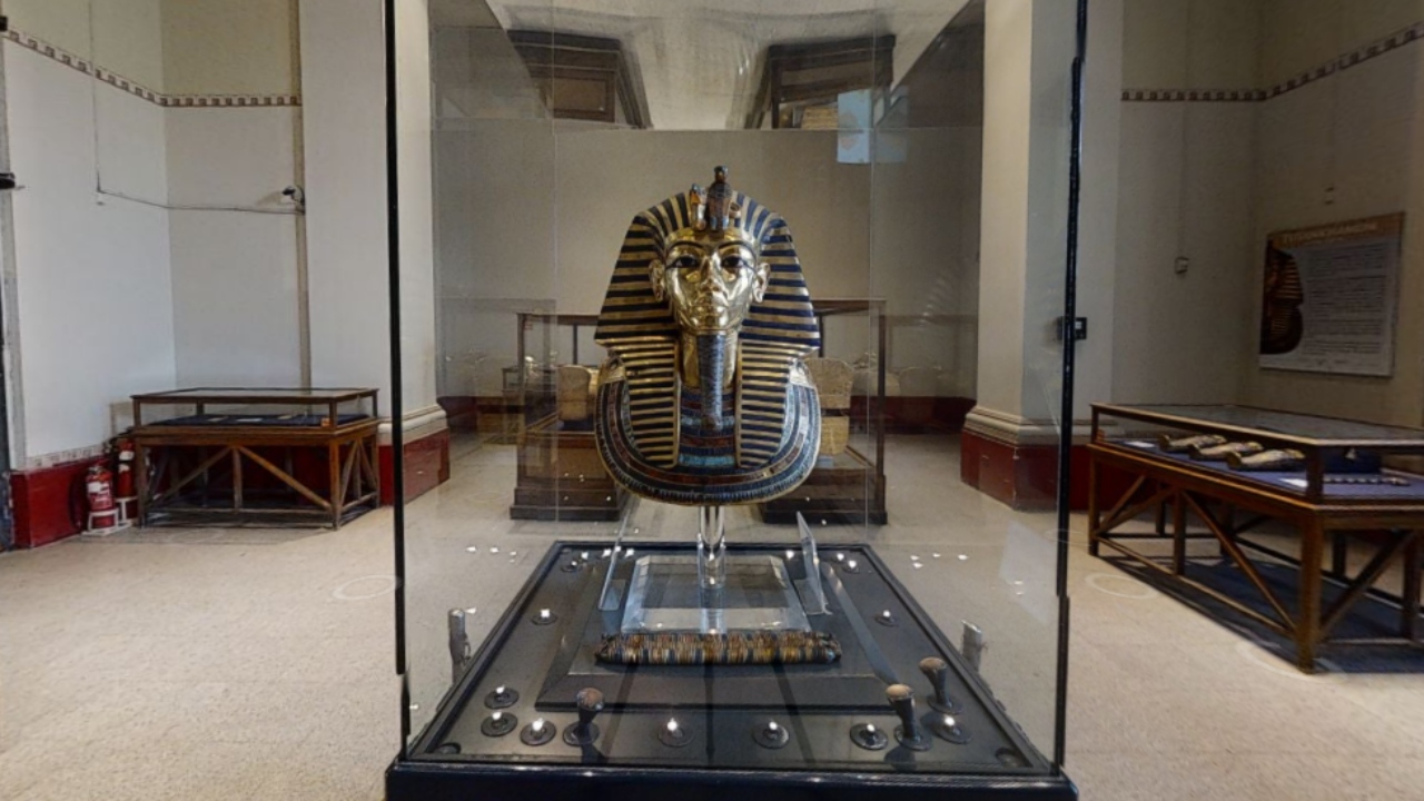 Saiba como fazer um ‘rolê’ virtual no Salão Tutancâmon do Museu Egípcio