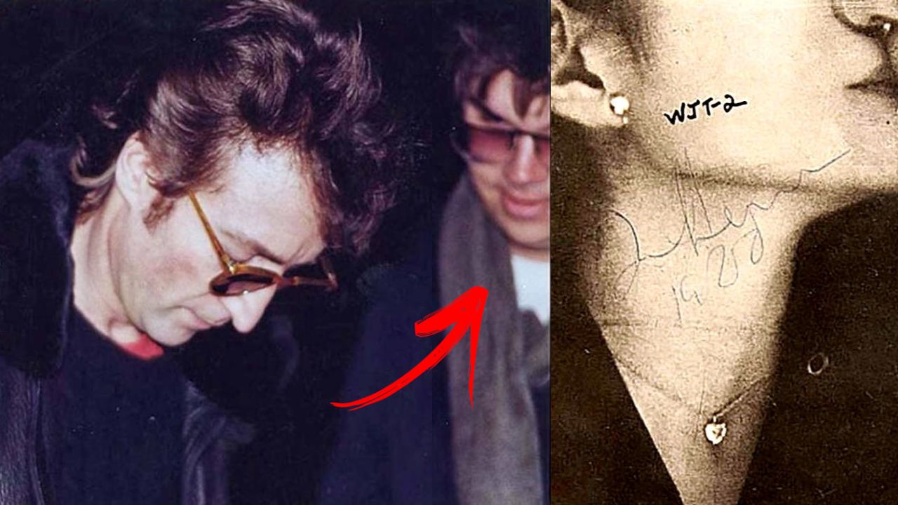 O álbum autografado por John Lennon para o próprio assassino