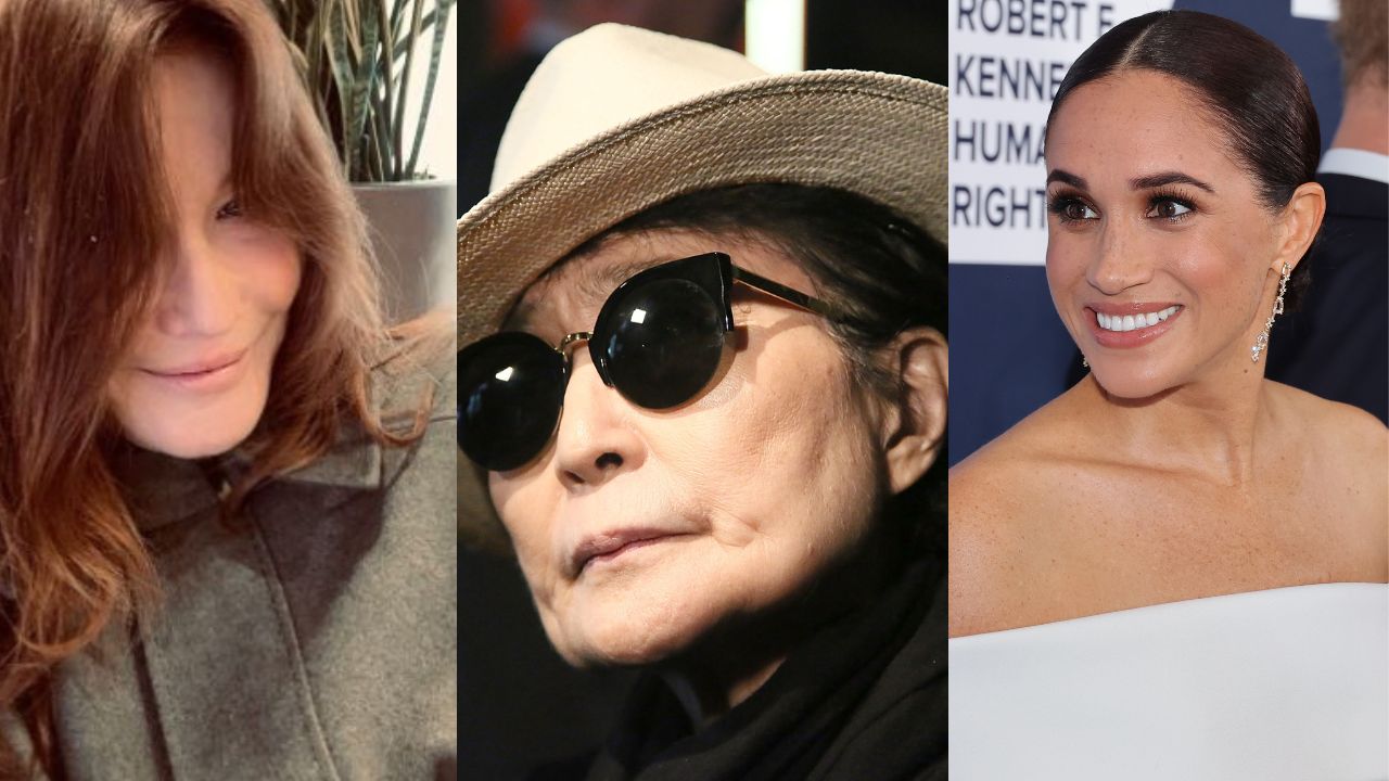 Primeira-dama da França compara Yoko Ono com Meghan Markle