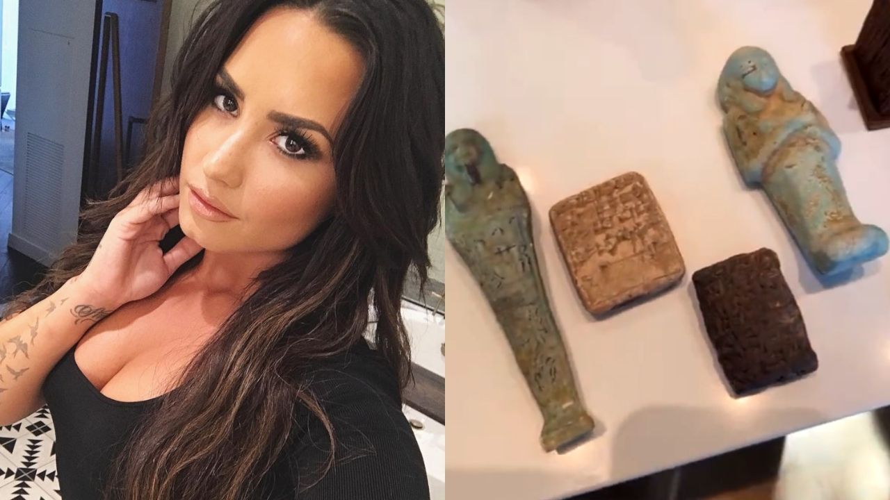Roubados ou falsos? Os polêmicos artefatos egípcios comprados por Demi Lovato