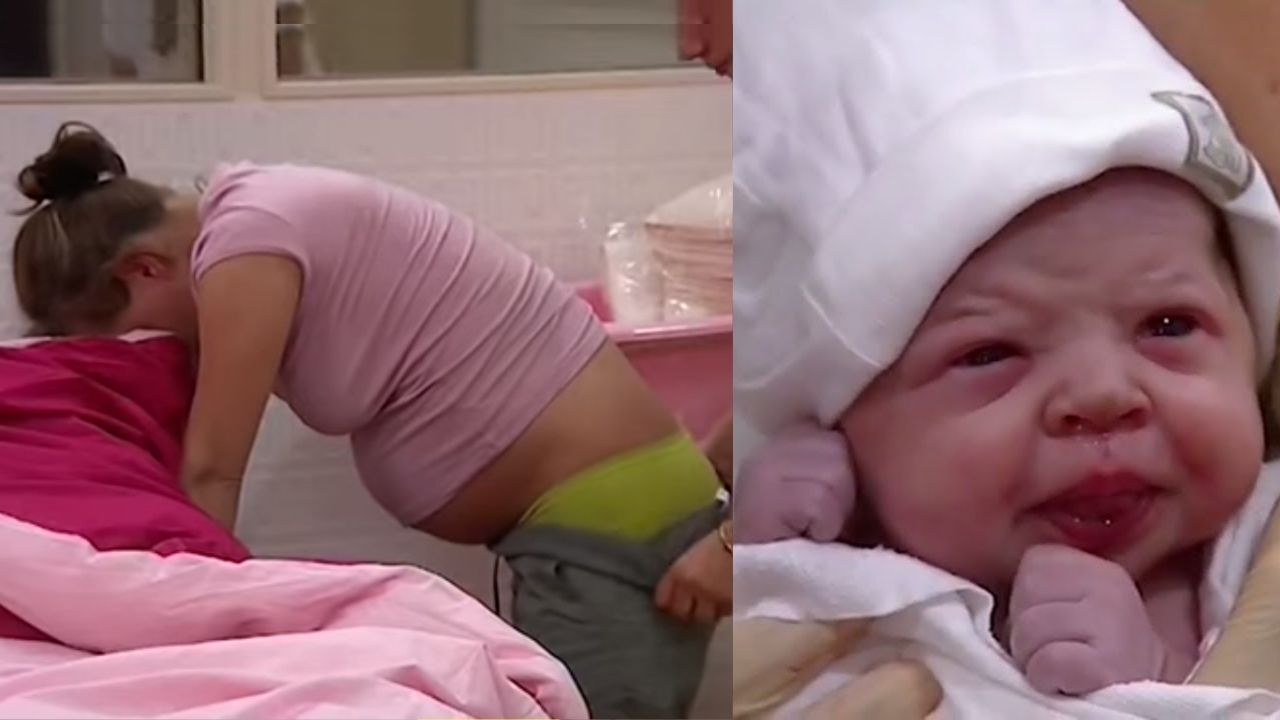 A participante do Big Brother que deu à luz enquanto confinada
