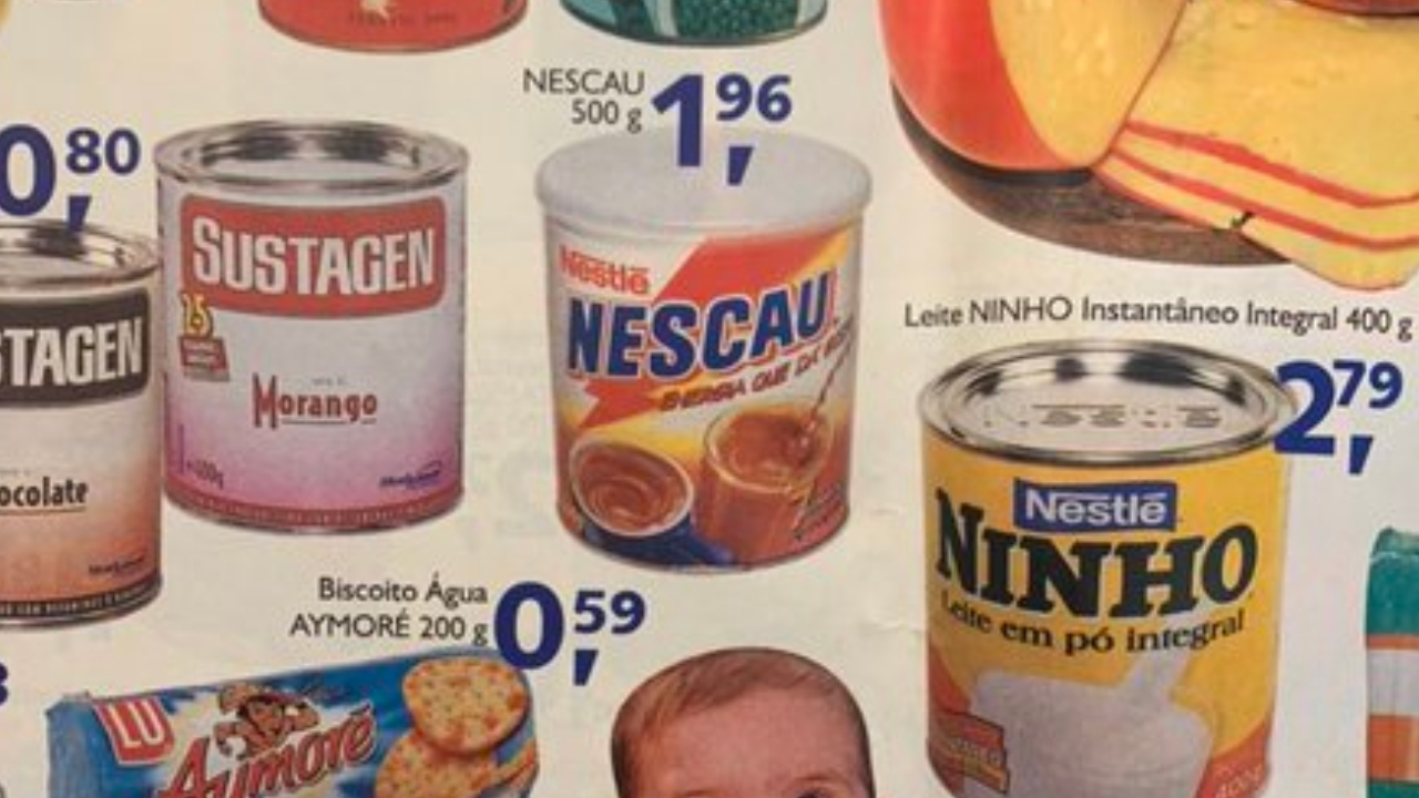 Biscoito por 0,59: Panfleto de 2001 impressiona internautas