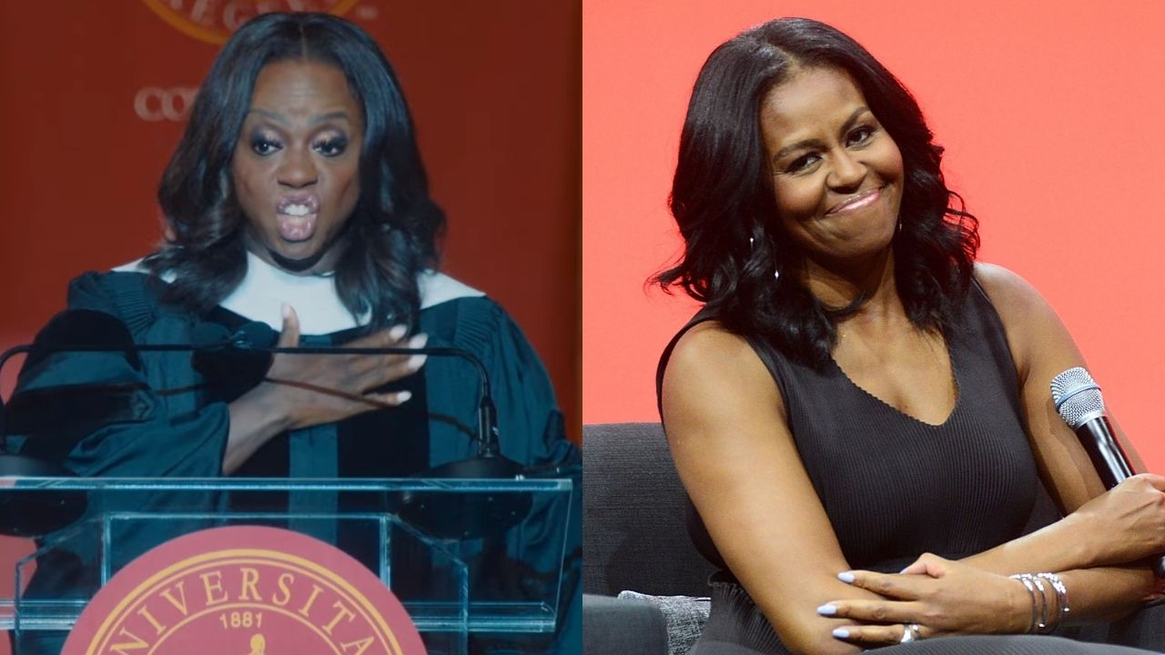 Viola Davis é criticada por excesso de caretas ao interpretar Michelle Obama