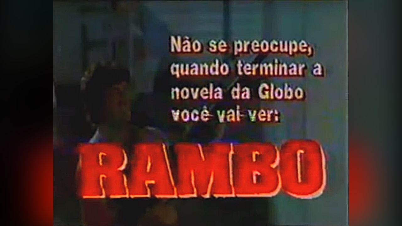 Rambo gerou um episódio cômico ao vivo entre a Globo e o SBT, em 1988