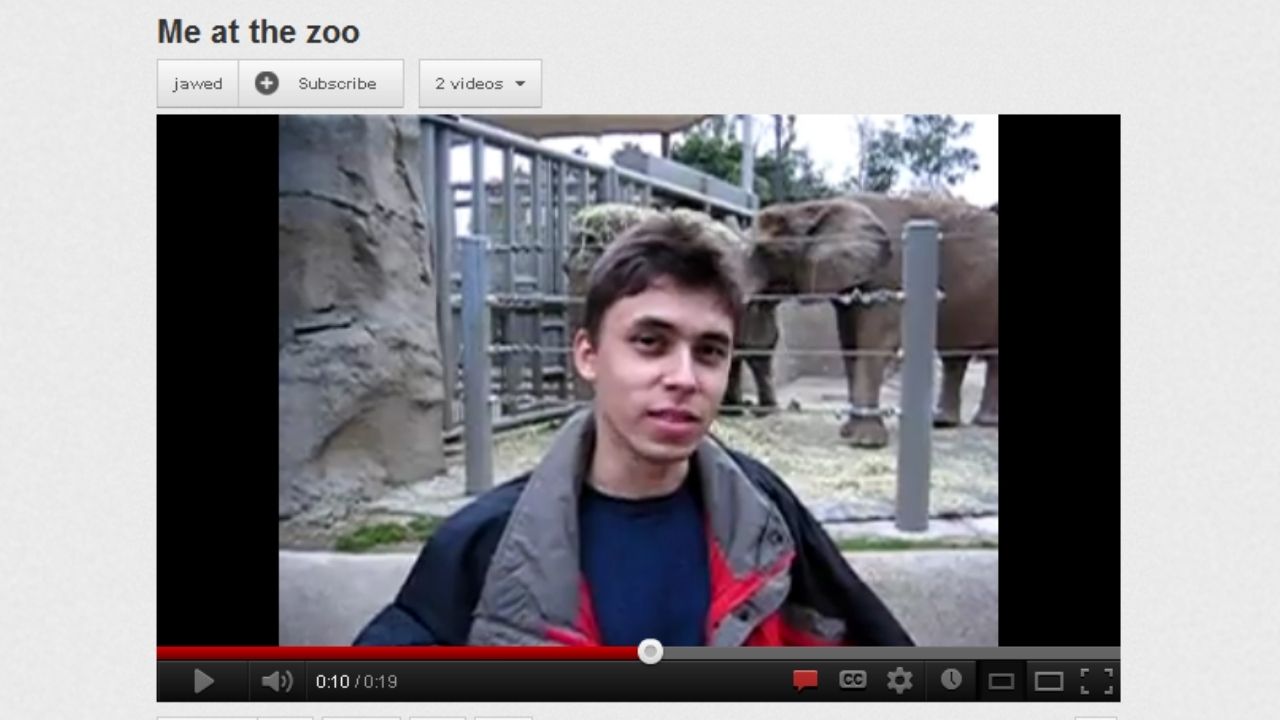 Neste dia, em 2005, era publicado o primeiro vídeo do Youtube