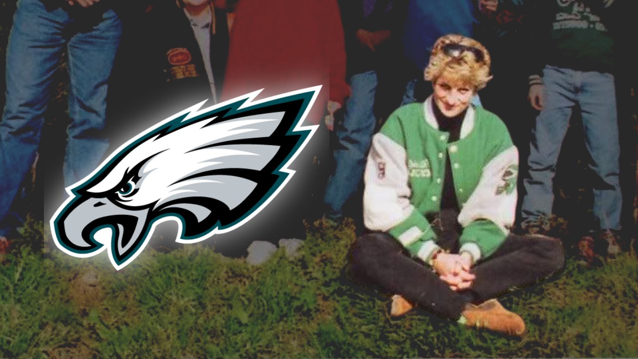 A história por trás da jaqueta do Philadelphia Eagles usada pela princesa Diana